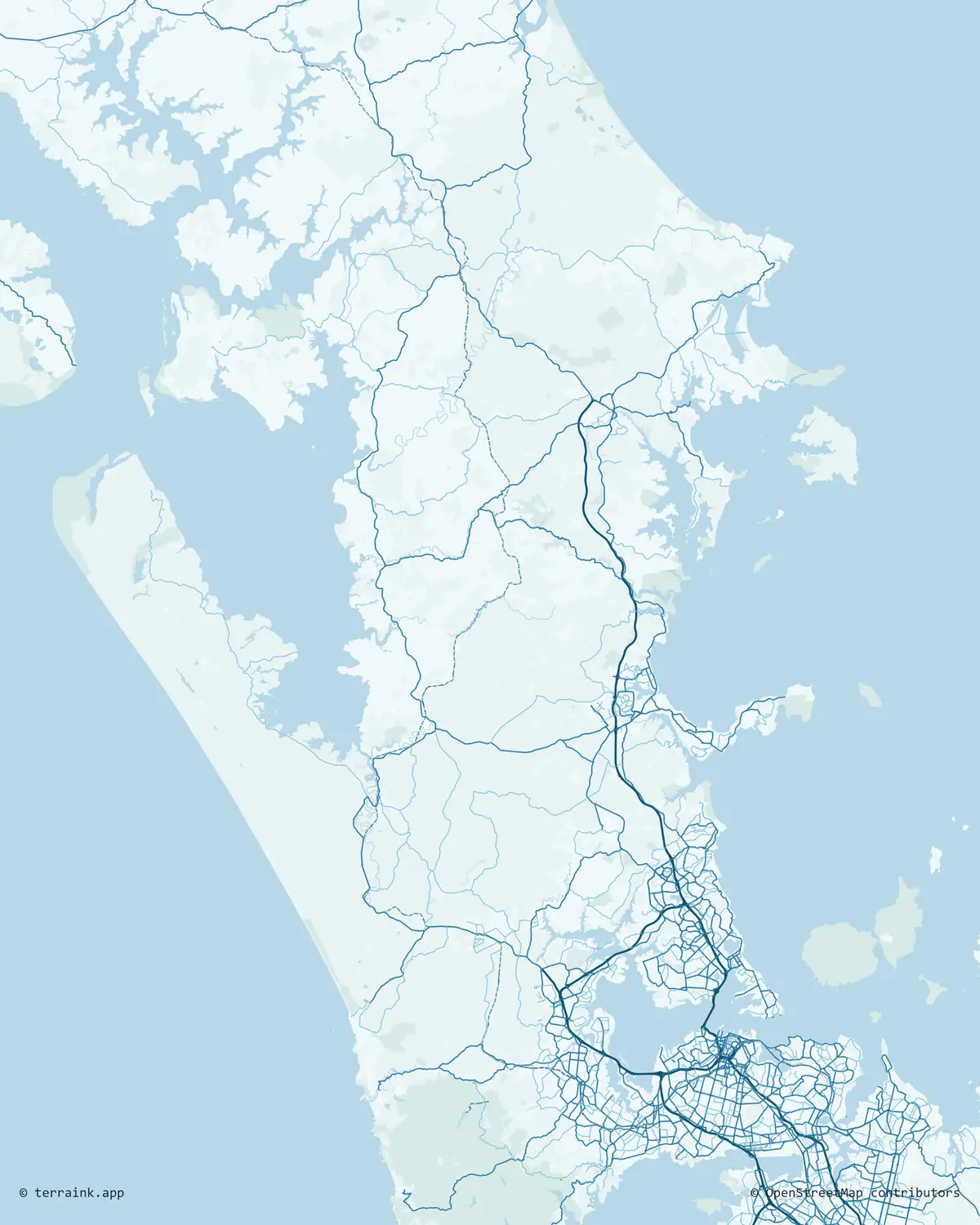 Lumio Movers Auckland regional coverage map and travel zones